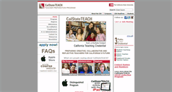 Desktop Screenshot of calstateteach.net