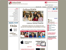 Tablet Screenshot of calstateteach.net